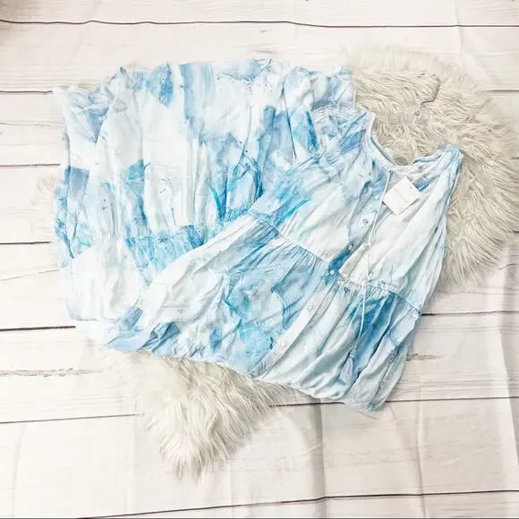 Soft Surroundings Women's Wailana Full button Front Dress Size Small - Picture 2 of 5